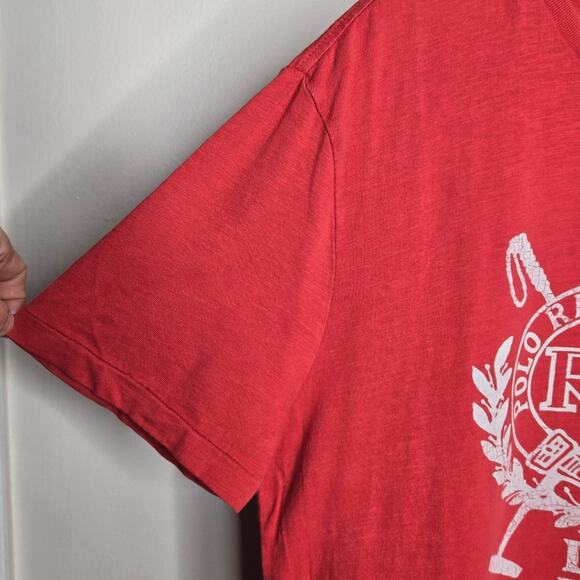 POLO by Ralph Lauren Graphic Muted Red T-Shirt Size Large - Picture 2 of 7